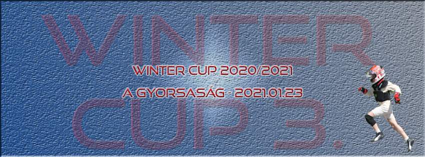 Winter Cup 2020/21 – 3. forduló – A gyorsaság (2021.01.23)